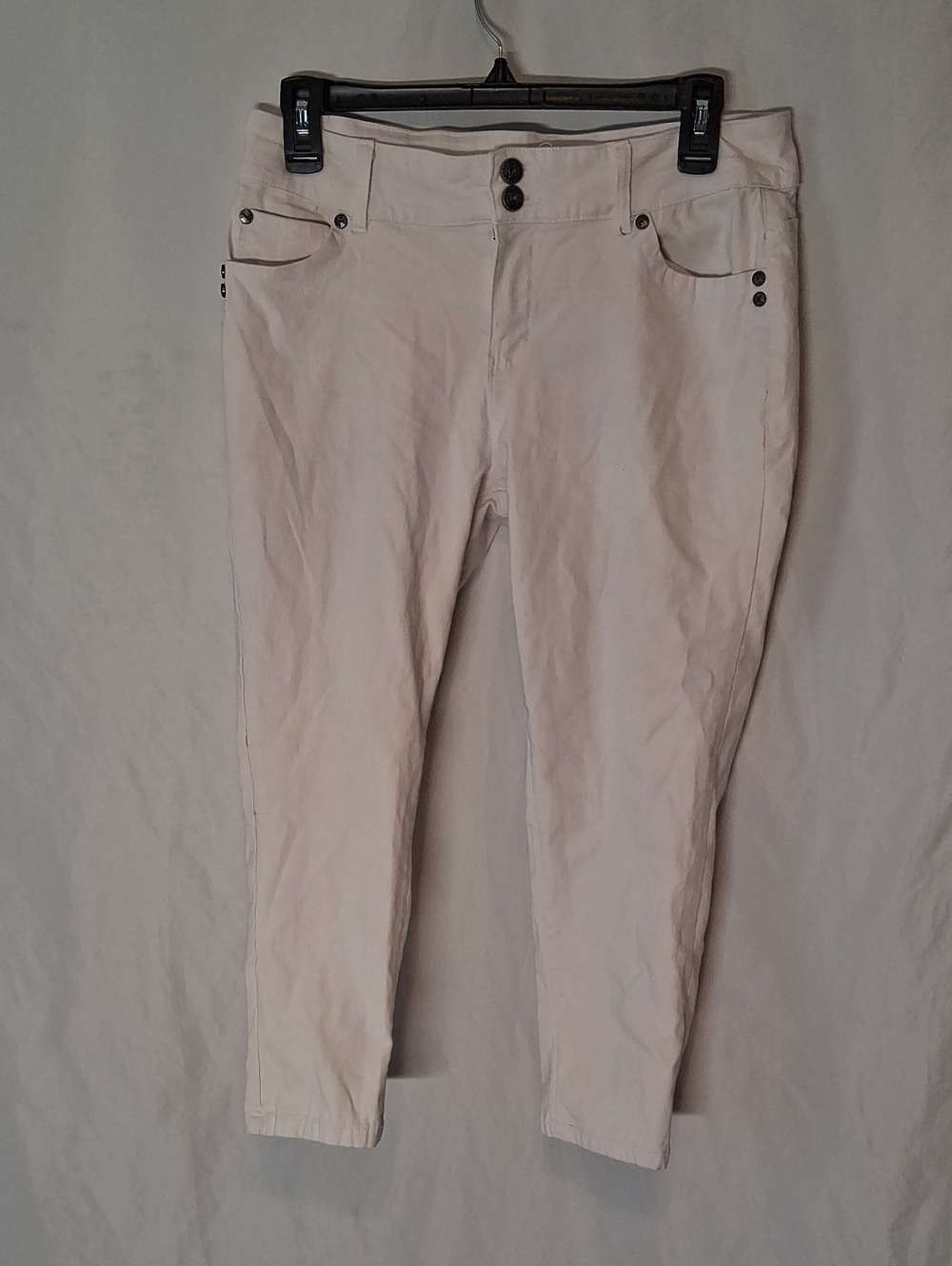 Sabrina Lauren New York Tan Beige Slim Ankle Pants - Size 12